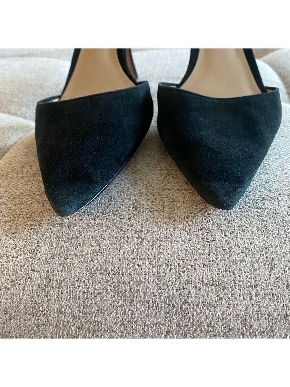 Ann Taylor Kerry Suede Slingback Pumps – Size 7 – Pointed Toe Heels - Picture 4 of 8
